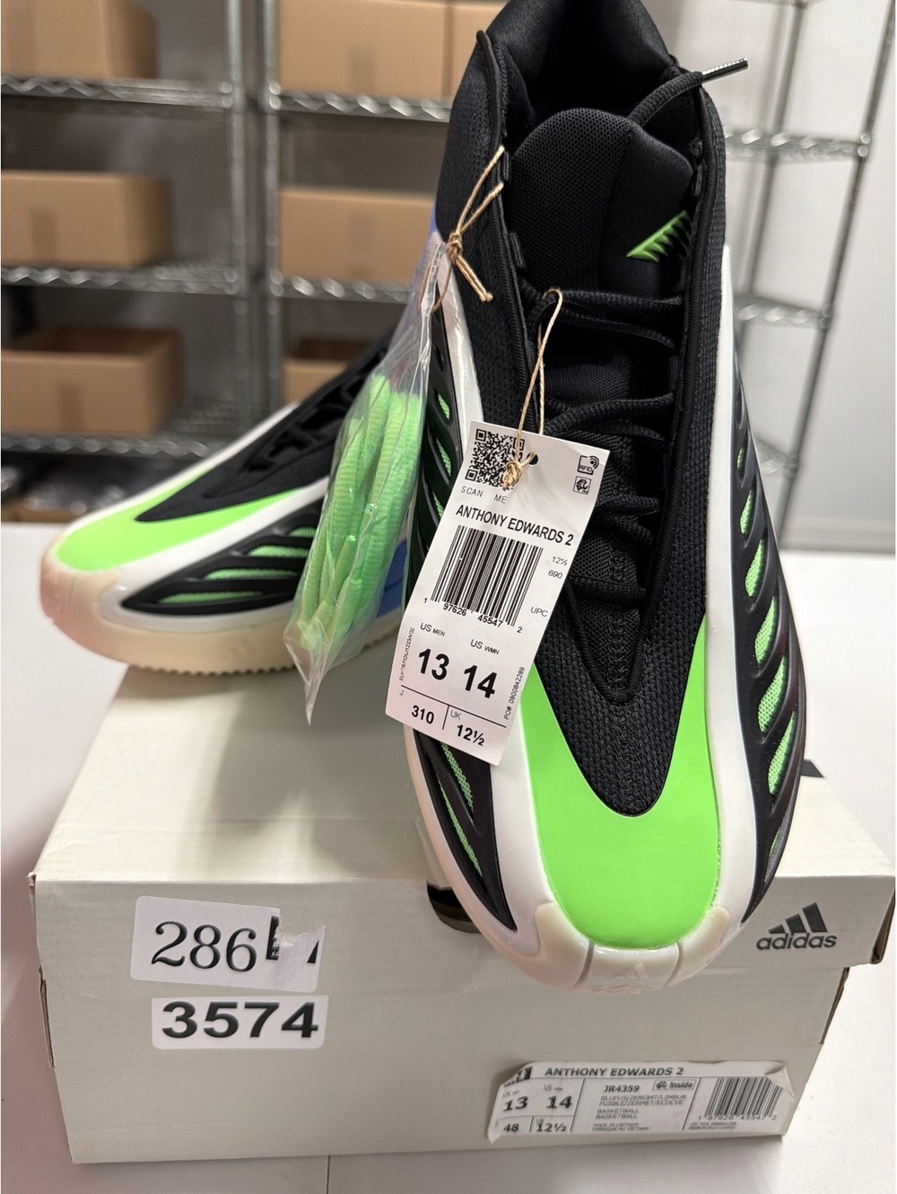 SKU 3574/286 Adidas Anthony Edwards 2 Basketball